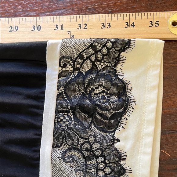 Soma Black and White w Lace and Jewel Detail Pajama Set Sz M - Picture 14 of 14